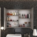 Ver imagem 6 de Armário para Banheiro Aéreo 02 Portas com Espelhos Malbec 100cm Barrique Móveis Bosi