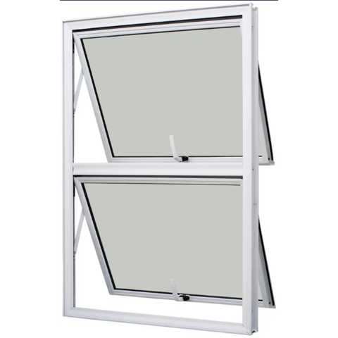 Vitrô Alumínio Branco Maxim Ar 2 Seções Vertical