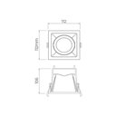 Ver imagem 4 de Spot de Embutir Super-recuado Stella Square Ghost Par 20 E27 Quadrado Bivolt