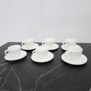 Ver imagem 2 de Conjunto Xícaras Cafezinho 90ml Branco Brilho 90ml