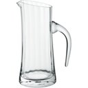 Ver imagem 1 de Jarra de Cristal 900ml Transparente 22x10x10cm Água Suco Chá Bebidas Mesa Detox