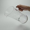 Ver imagem 4 de Jarra de Cristal 900ml Transparente 22x10x10cm Água Suco Chá Bebidas Mesa Detox