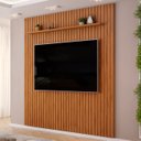 Ver imagem 2 de Painel Tv 75 Pol 250cm Suspenso Ripado Noah D04 Freijó - Mpozenato