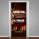 Ver imagem 1 de Adesivo Para Porta Churrasco De Verdade- 83X210Cm