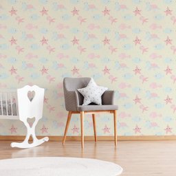 Papel de Parede Fundo do Mar para Quarto de BebÍ 57x270cm - 2