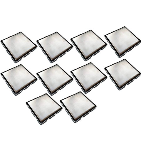 Ralo Oculto Invisivel 15x15 Anti Odor Kit 10 Uni Box Banheiro Cozinha Lavabo Chao Casa Varanda Lavan