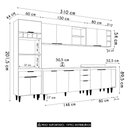 Ver imagem 6 de Armário de Cozinha CP07 com Pia 150cm Pérola Z34 Branco - Mpozenato