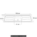 Ver imagem 4 de Armário de Cozinha CP07 com Pia 150cm Pérola Z34 Branco - Mpozenato