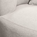 Ver imagem 6 de Poltrona Orgânica Grecia Redonda Pés em Metal Bouclê Bege Sofa Store