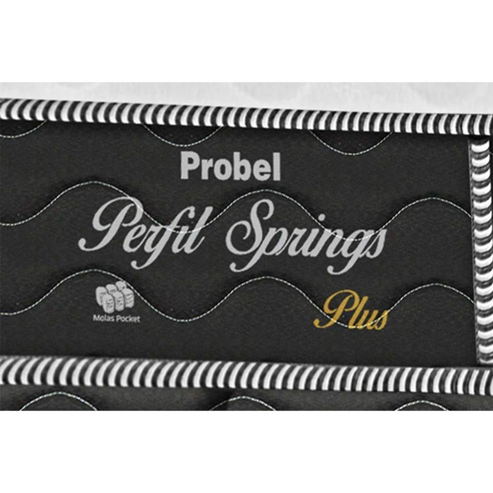 Colchão Casal Probel Molas Ensacadas MasterPocket Perfil Springs Plus Euro Pillow (138x188x26) -  - 3