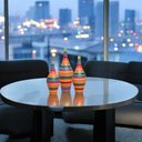 Ver imagem 6 de Trio Decorativo Garrafa Styllo Decoração Cerâmica Colors