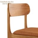 Ver imagem 6 de Conjunto 2 Cadeiras em Madeira Maciça Bellini Marrom/Star Caramelo/Imbuia