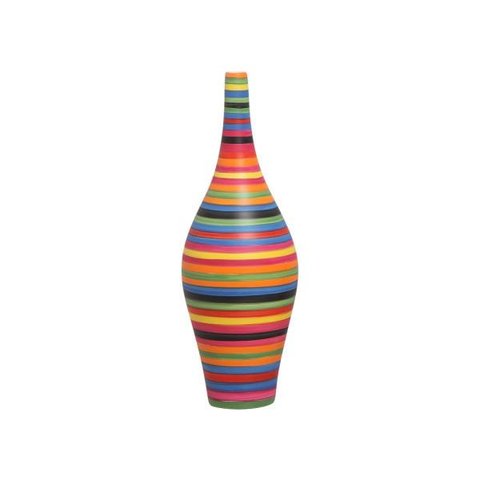 Vaso Decorativo Styllo G Enfeite Em Cerâmica Colors