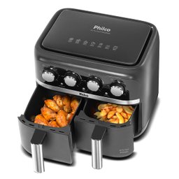 Fritadeira Air Fry Dual Philco PFR3000PI Duplo Cesto 8L 127V - 4 Fritadeira Air Fry Dual Philco PFR3000PI Duplo Cesto 8L 127V - 4