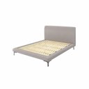 Ver imagem 3 de Cama King Estofada Linho com Cabeceira Star Cinza