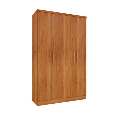 Guarda Roupa Roupeiro Amsterdan 4 Portas Cinamomo - Tcil Móveis