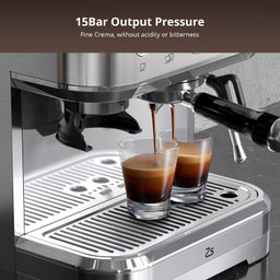 Takywep Máquina de Espresso Profissional 15 Bar com Moedor Cinza - 3