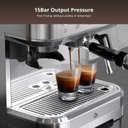 Ver imagem 3 de Takywep Máquina de Espresso Profissional 15 Bar com Moedor Cinza