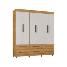 Guarda Roupa Casal 6 Portas 6 Gavetas Araplac - 1