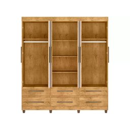 Guarda Roupa Casal 6 Portas 6 Gavetas Araplac - 3