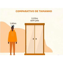 Guarda Roupa Casal 6 Portas 6 Gavetas Araplac - 7