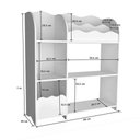 Ver imagem 6 de Organizador Brinquedos E Livros Infantil Alejandro 100% Mdf