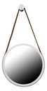 Ver imagem 1 de Espelho Redondo Adnet Alça 60cm + Suporte - Premium Luxo - Branco