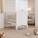 Ver imagem 7 de Conjunto Quarto de Bebê 1 Berço Alegria 1 Cômoda 4 Gavetas 1 Porta Espresso Móveis Branco