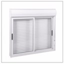 Ver imagem 1 de Janela de Correr 2 Folhas Persiana Integrada Branco- 120x200
