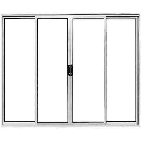 Vitro de Aluminio 4 Folhas sem Grade Linha Leve:1,00 X 1,50/brilhante