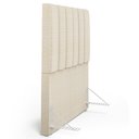 Ver imagem 6 de Cabeceira Cama Box Painel Solteiro 100 Cm Dália W01 Linho Palha - Lyam Decor