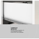 Ver imagem 6 de Mesa Escrivaninha Home Office Quarto Sala Escritorio 1 Porta 1 Gaveta Vitoria Cor Branco