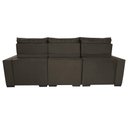 Ver imagem 6 de Sofá Retrátil e Reclinável 2.50m Molas Ensacadas e Costura Tripla Cama inBox Nobre Suede Café