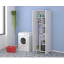 Ver imagem 6 de Armário Multiuso Multimóveis para Lavanderia/Aérea de Serviço com Porta Vassouras Branco