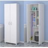 Armário Multiuso Multimóveis para Lavanderia/Aérea de Serviço com Porta Vassouras Branco - 1