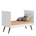 Ver imagem 2 de Berço Infantil Americano Q Encanto Mdf Mdp 3 Alturas Branco Pheonix Baby
