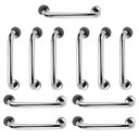 Ver imagem 1 de Barra de Apoio 40cm Inox Kit 11 Unidades Idoso Banheiro Box Cadeirante Gestante Casa Suporte Corrima