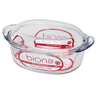Assadeira De Vidro Oval Com Tampa 4,7L - Biona Oxford - 1