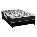 Ver imagem 1 de Cama Box Casal: Colchão Espuma D45 Luckspuma Gran Luck + Base CRC Suede Black(138x188)