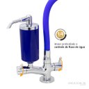 Ver imagem 4 de Torneira com Filtro Cozinha Mesa Duplo Jato Gourmet Azul
