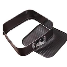 Kit 3 Forma Bolo Torta Fundo Removivel Assadeira Quadrada Antiaderente Multiuso Confeitaria Boleira - 5