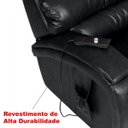 Ver imagem 6 de Poltrona do Papai Motorizada Reclinável Império Estofados