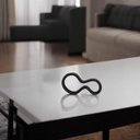 Ver imagem 4 de Escultura Decorativa Contemporânea 2 Cerâmica Preto Fosco