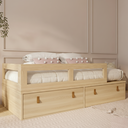 Ver imagem 4 de Cama Infantil com Grade e Gavetas Linha Join Quater