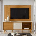 Ver imagem 1 de Rack Bancada e Painel para Tv de 60 Polegadas Cronos - Cinamomo/off White