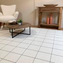 Ver imagem 3 de Tapete Sala Quarto Artesanal 2,00 X 3,00m Rústico Geométrico Xadrez Cru Preto Antiderrapante