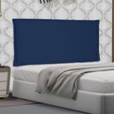 Ver imagem 4 de Cabeceira Estofada Box Casal King Veneza 195cm Azul Marinho