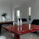 Ver mais imagens de Vaso de Cerâmica para Decoração de Sala Dupla Tulipa Cinza Fosco