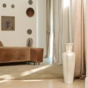 Ver imagem 4 de Vaso Decorativo de Chão Madri Decoração em Cerâmica Creme