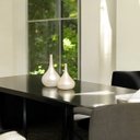 Ver imagem 5 de Dupla Vaso Jasmim M e P Enfeite de Mesa Cerâmica Creme